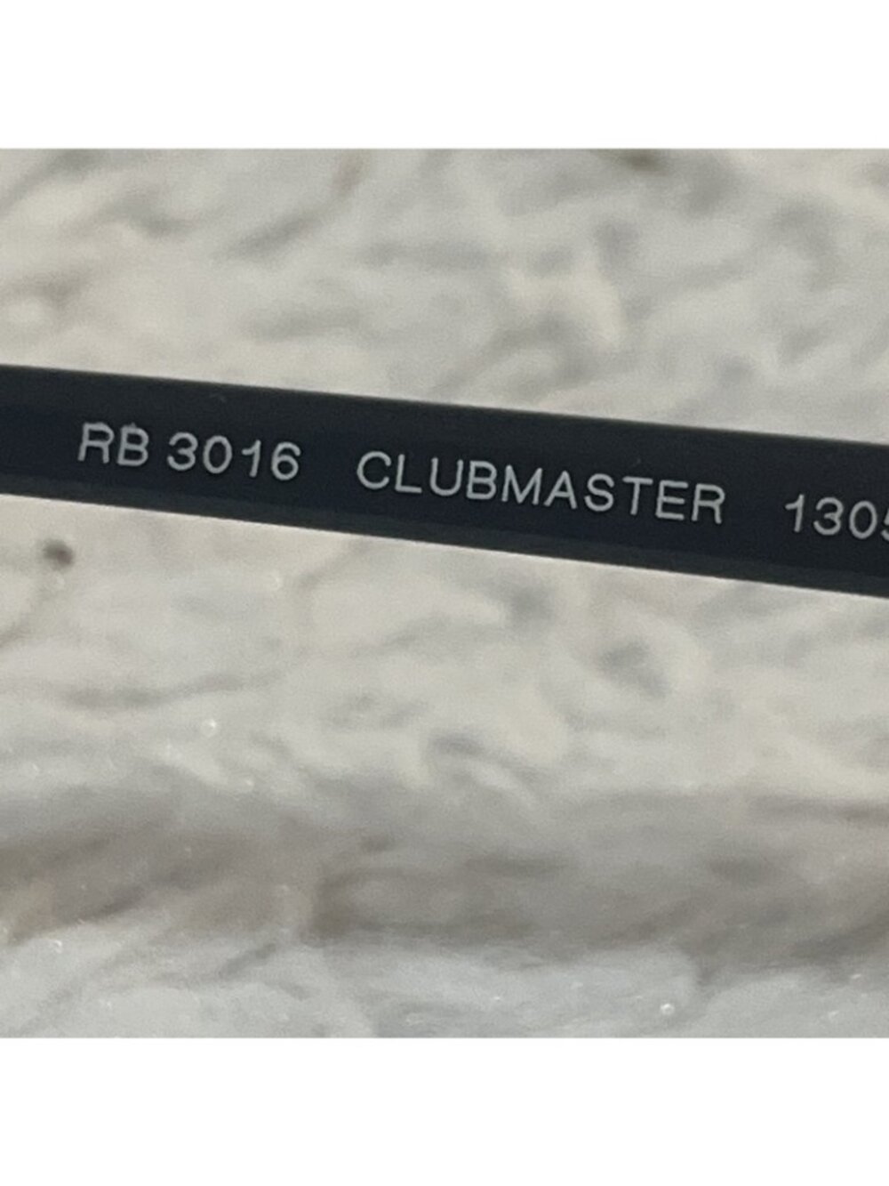 Ray-Ban RB3016 Clubmaster Polarized Sunglasses Black 1305 B1 51. 21 145 - Picture 7 of 10